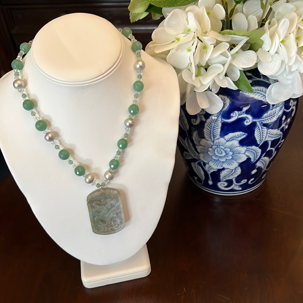 Jade Dragon Necklace